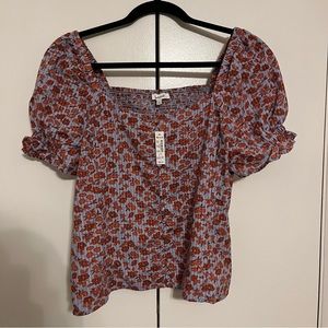 Madewell floral top